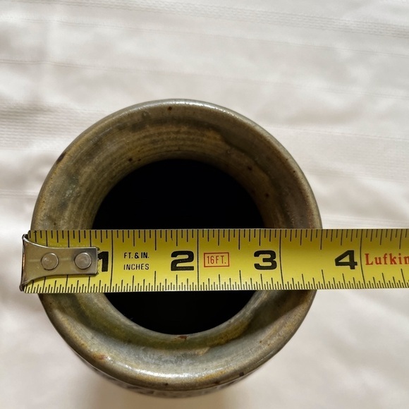 Artisan Signed Pottery Vase - Picture 7 of 7